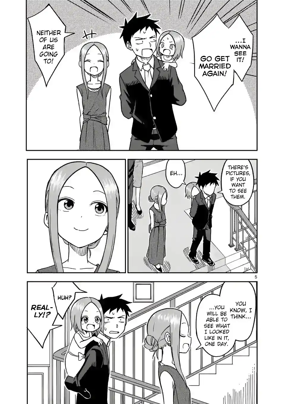 Karakai Jouzu no (Moto) Takagi-san Chapter 140 5